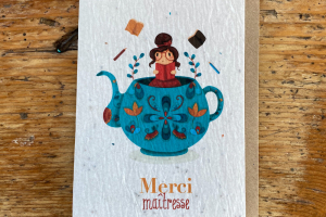 Les cartes de Lulu "Merci maitresse" (tasse)